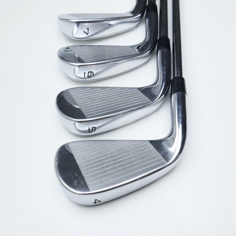 Used Callaway Rogue ST Pro Iron Set / 4 - PW / Stiff Flex