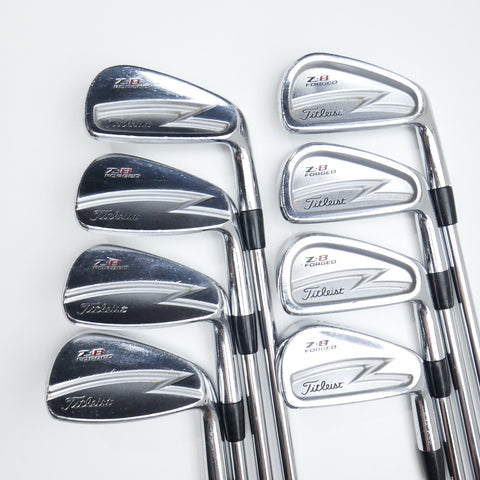 Used Titleist ZB Forged Iron Set / 3 - PW / Stiff Flex
