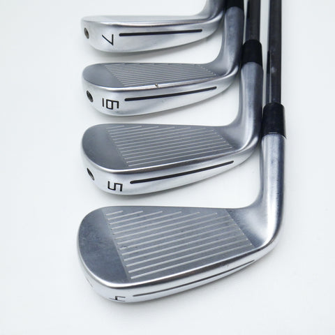 Used TaylorMade P770 2023 Iron Set / 4 - PW / Stiff Flex