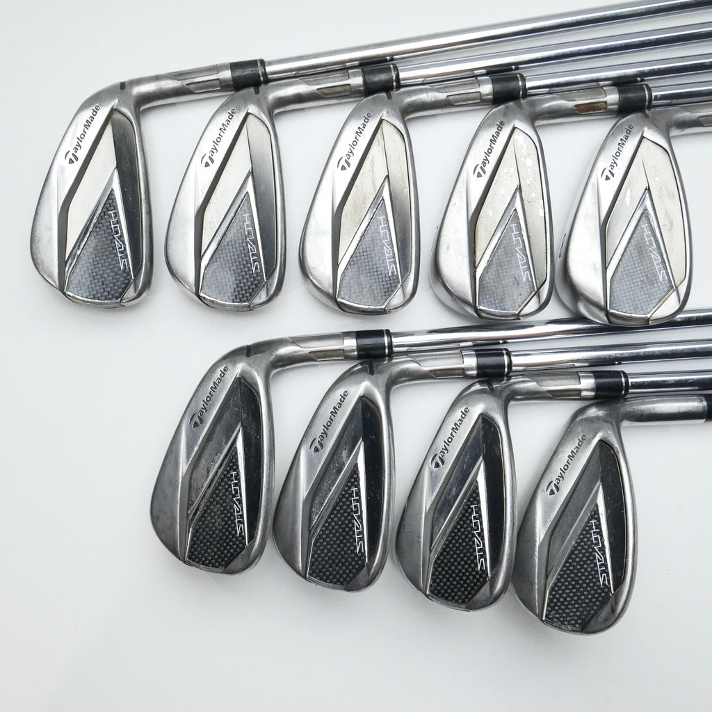 Used TaylorMade Stealth Iron Set / 4 - SW + AW / Stiff Flex