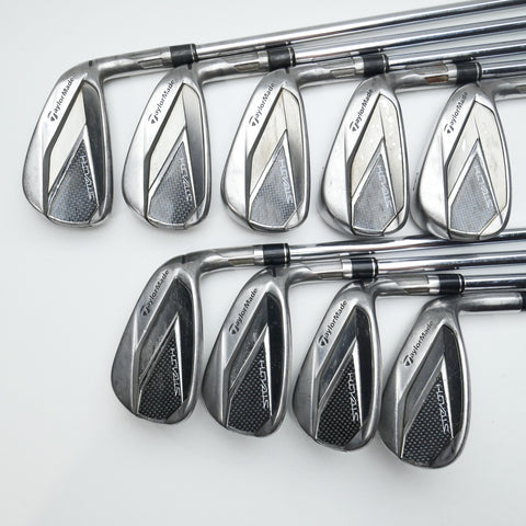 Used TaylorMade Stealth Iron Set / 4 - SW + AW / Stiff Flex