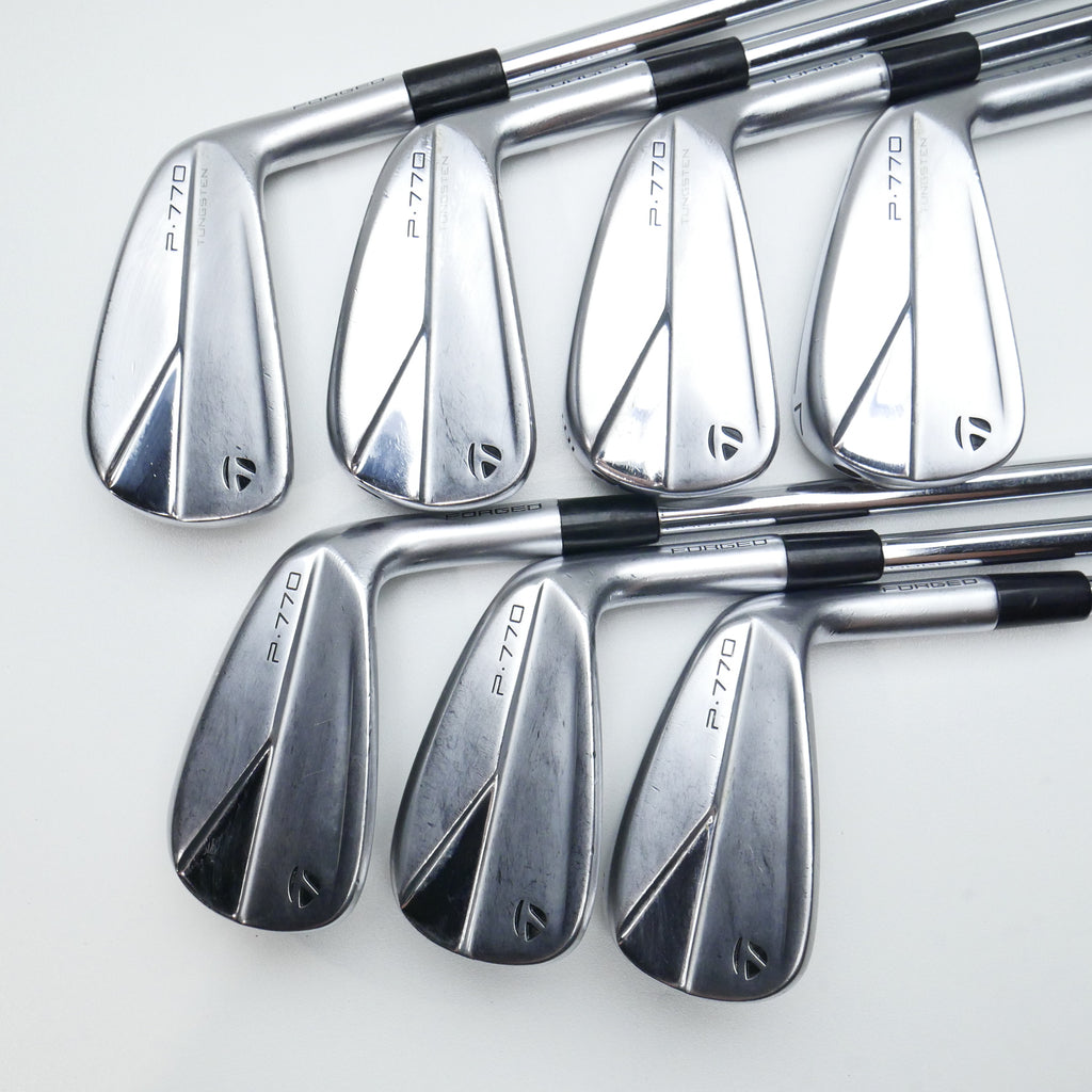 Used TaylorMade P770 2023 Iron Set / 4 - PW / Stiff Flex