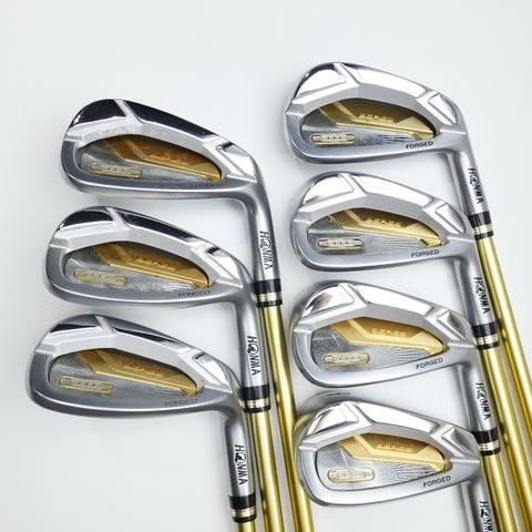 Used Honma Beres 2020 3 Star Iron Set / 6 - SW + GW / Regular Flex