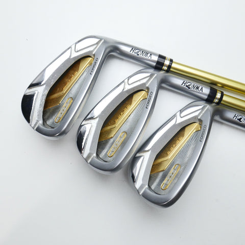 Used Honma Beres 2020 3 Star Iron Set / 6 - SW + GW / Regular Flex