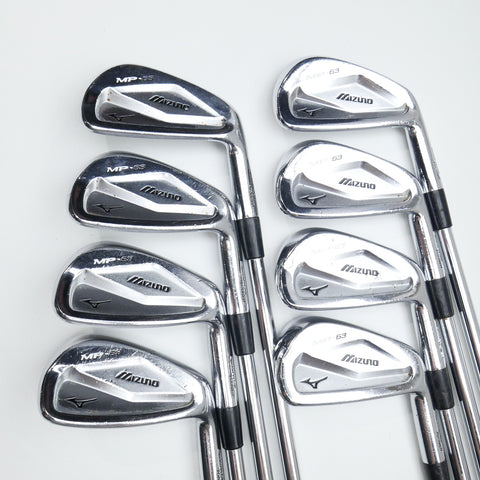 Used Mizuno MP-63 Iron Set / 3 - PW / Regular Flex