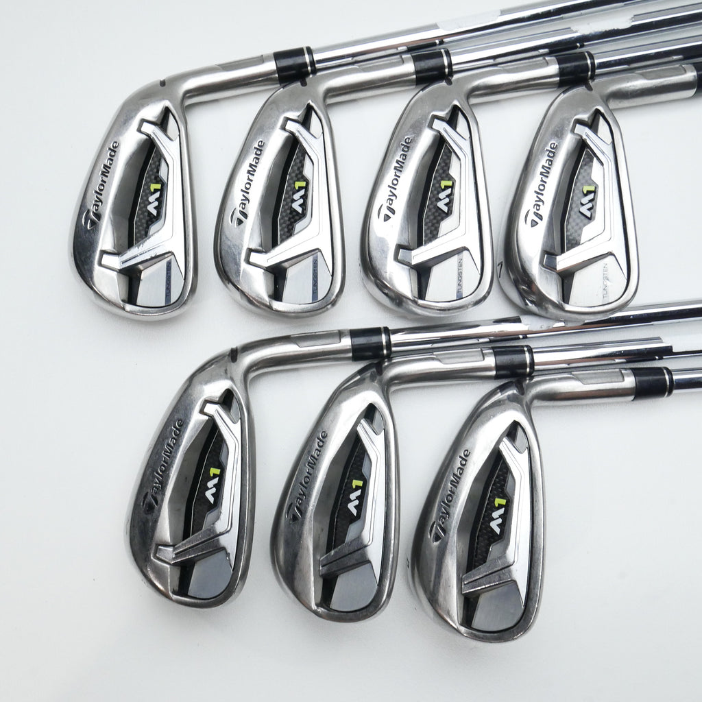 Used TaylorMade M1 2017 Iron Set / 4 - PW / Stiff Flex
