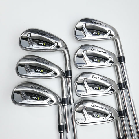 Used TaylorMade M1 2017 Iron Set / 4 - PW / Stiff Flex