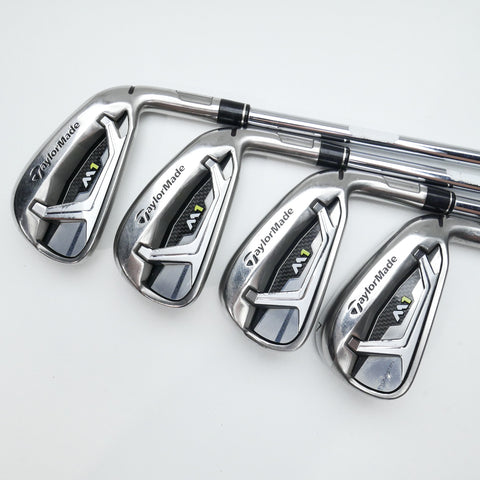 Used TaylorMade M1 2017 Iron Set / 4 - PW / Stiff Flex