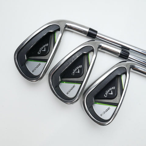 Used Callaway Edge Iron Set / 6 - SW / Regular Flex