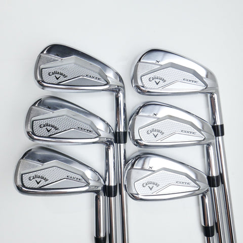 Used Callaway Elyte X Iron Set / 6 - PW + AW / Regular Flex