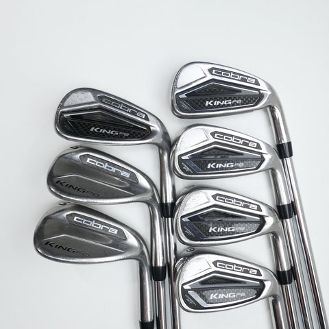 Used Cobra King F8 Iron Set / 6 - SW + GW / Regular Flex
