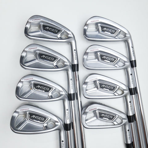 Used Ping Anser Forged 2010 Iron Set / 3 - PW / Stiff Flex