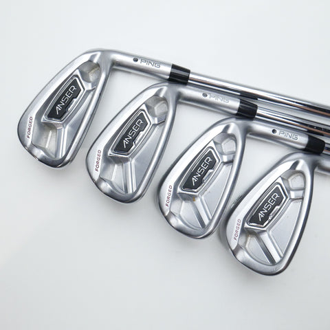 Used Ping Anser Forged 2010 Iron Set / 3 - PW / Stiff Flex