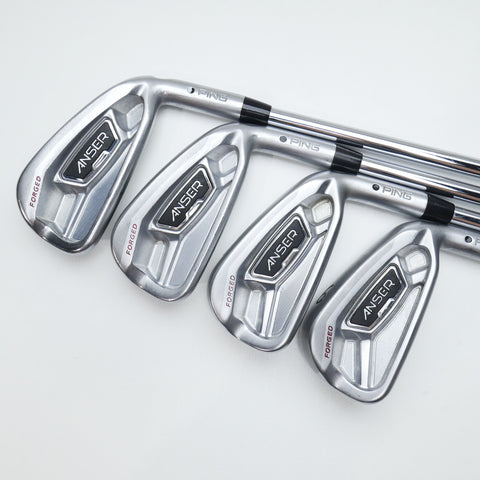 Used Ping Anser Forged 2010 Iron Set / 3 - PW / Stiff Flex