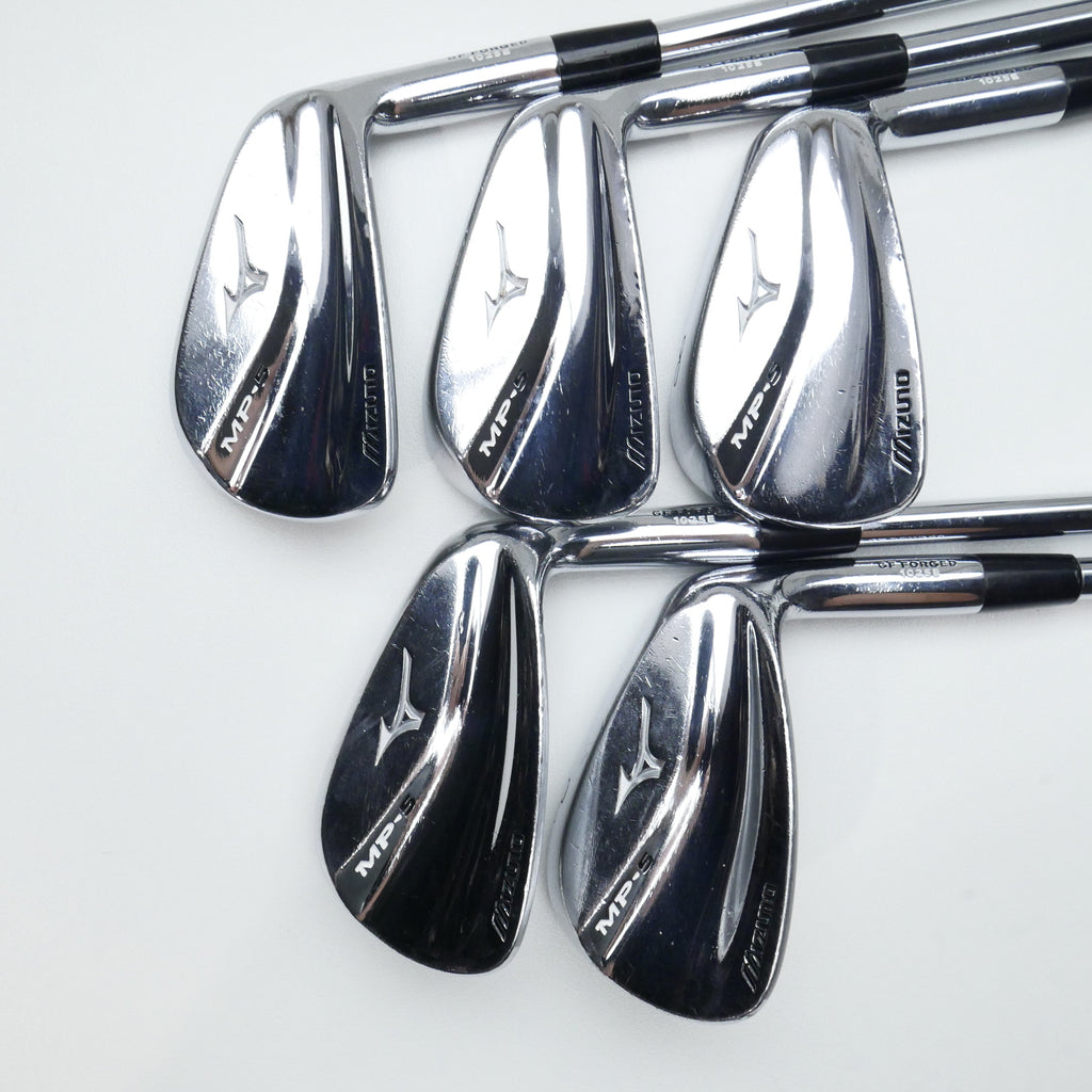 Used Mizuno MP-5 Iron Set / 6 - PW / Stiff Flex