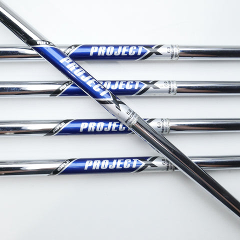 Used Mizuno MP-5 Iron Set / 6 - PW / Stiff Flex
