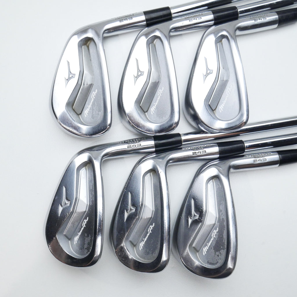 Used Mizuno Pro 243 Iron Set / 5 - PW / X-Stiff Flex
