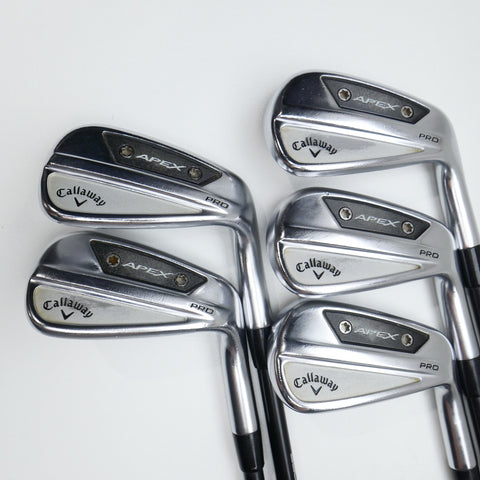 Used Callaway Apex Pro 24 Iron Set / 7 - PW + AW / Stiff Flex