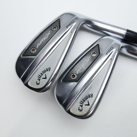 Used Callaway Apex Pro 24 Iron Set / 7 - PW + AW / Stiff Flex