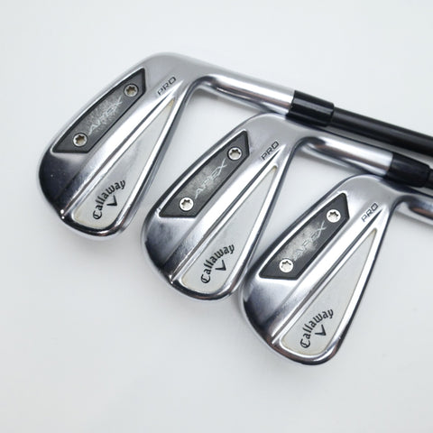 Used Callaway Apex Pro 24 Iron Set / 7 - PW + AW / Stiff Flex