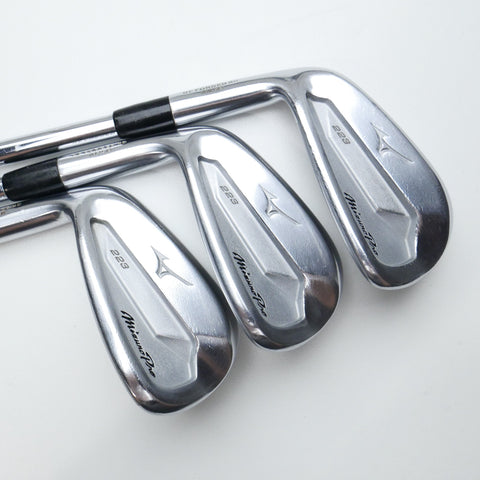 Used Mizuno Pro 225 & Pro 223 Combo Set Iron Set / 5 - PW / Regular Flex / Left
