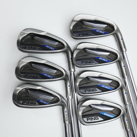 Used Ping G30 Iron Set / 5 - SW / Regular Flex