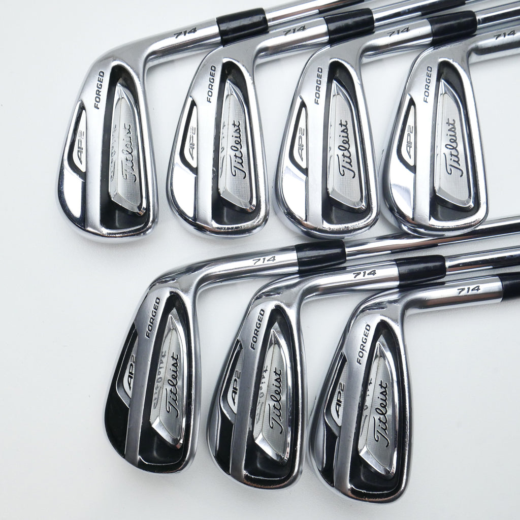 Used Titleist AP2 714 Iron Set / 4 - PW / Stiff Flex