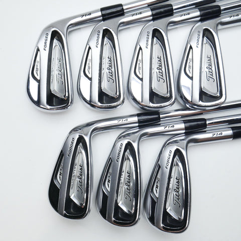 Used Titleist AP2 714 Iron Set / 4 - PW / Stiff Flex