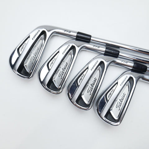Used Titleist AP2 714 Iron Set / 4 - PW / Stiff Flex