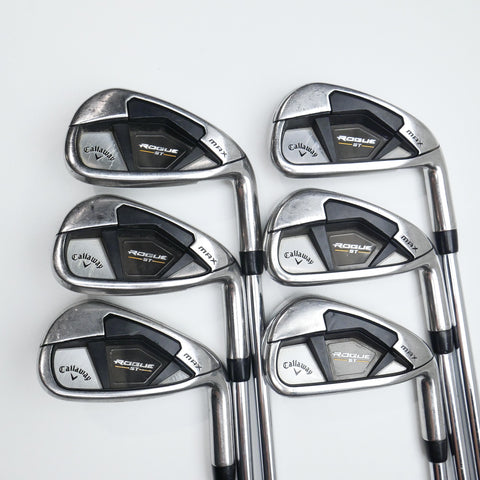 Used Callaway Rogue ST MAX Iron Set / 5 - PW / Regular Flex