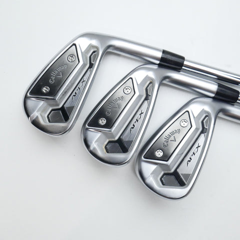 Used TOUR ISSUE Callaway Apex TCB Iron Set / 3 - 9 IRON / X-Stiff Flex