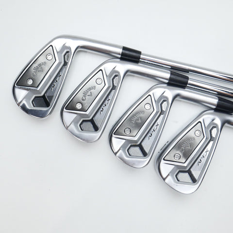 Used TOUR ISSUE Callaway Apex TCB Iron Set / 3 - 9 IRON / X-Stiff Flex