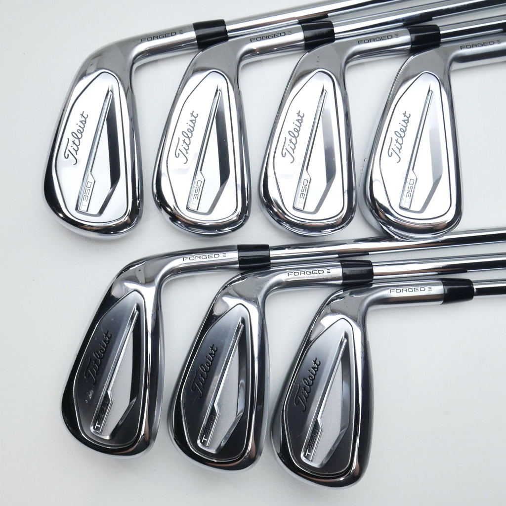 Used Titleist T350 2023 Iron Set / 4 - PW / Regular Flex