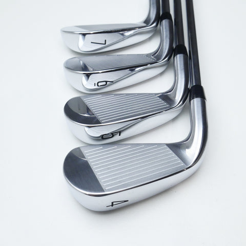 Used Titleist T350 2023 Iron Set / 4 - PW / Regular Flex