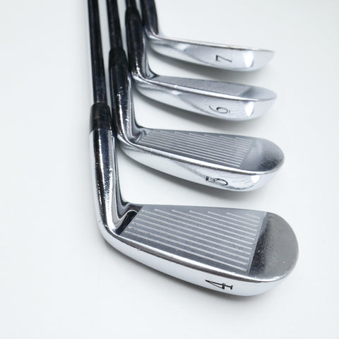 Used Mizuno MP-59 Iron Set / 4 - PW / X-Stiff Flex / Left-Handed