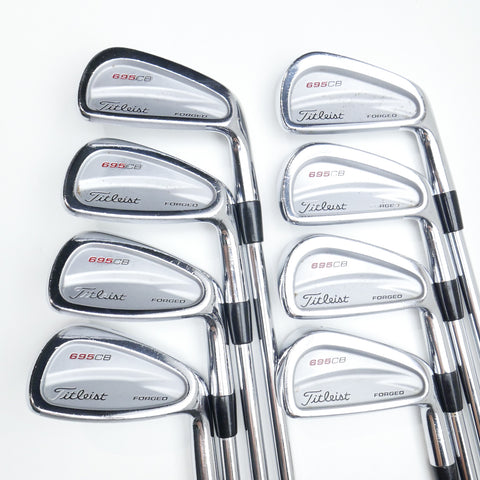Used Titleist 695 CB Forged Iron Set / 3 - PW / Stiff Flex