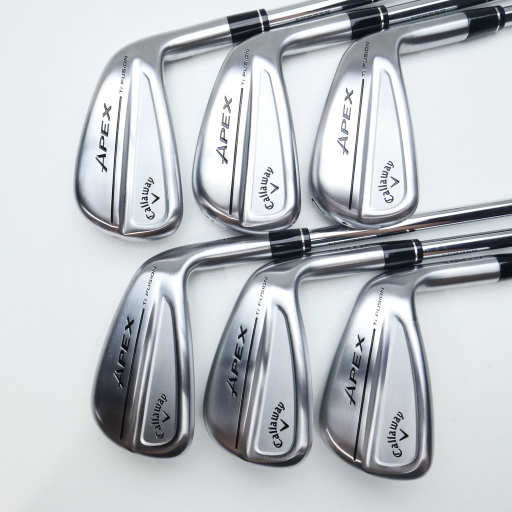 Used Callaway Apex Ti Fusion 250 Iron Set / 5 - PW / Stiff Flex