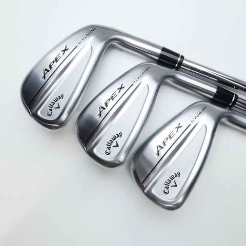 Used Callaway Apex Ti Fusion 250 Iron Set / 5 - PW / Stiff Flex