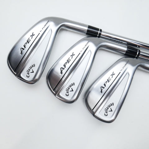 Used Callaway Apex Ti Fusion 250 Iron Set / 5 - PW / Stiff Flex