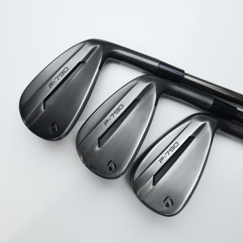 Used TaylorMade P790 2025 Battle Worn Iron Set / 4 - PW / Stiff Flex