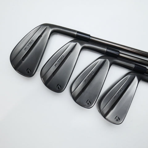 Used TaylorMade P790 2025 Battle Worn Iron Set / 4 - PW / Stiff Flex