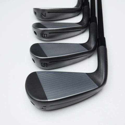Used TaylorMade P790 2025 Battle Worn Iron Set / 4 - PW / Stiff Flex
