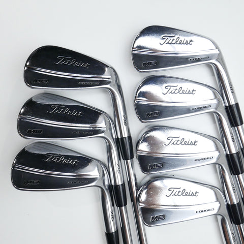 Used Titleist MB 716 Iron Set / 4 - PW / Stiff Flex