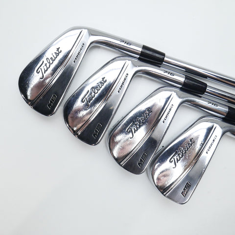 Used Titleist MB 716 Iron Set / 4 - PW / Stiff Flex