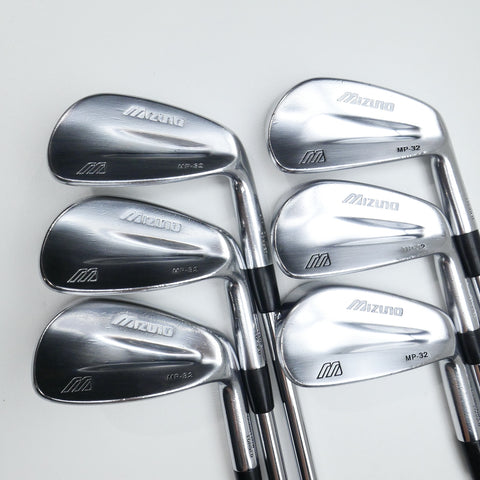 Used Mizuno MP-32 Iron Set / 5 - PW / Soft Regular Flex
