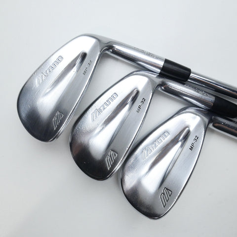 Used Mizuno MP-32 Iron Set / 5 - PW / Soft Regular Flex