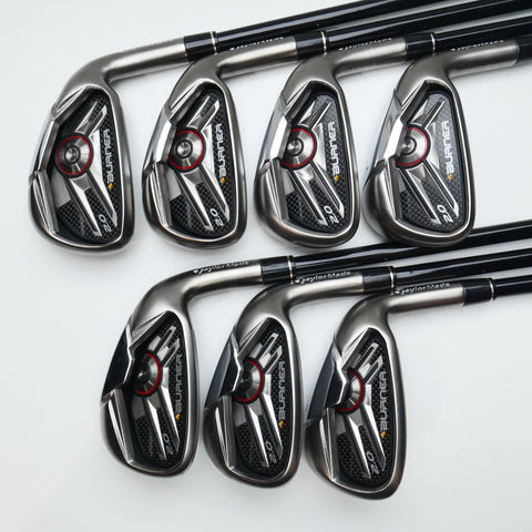 Used TaylorMade Burner 2.0 Iron Set / 4 - PW / Stiff Flex
