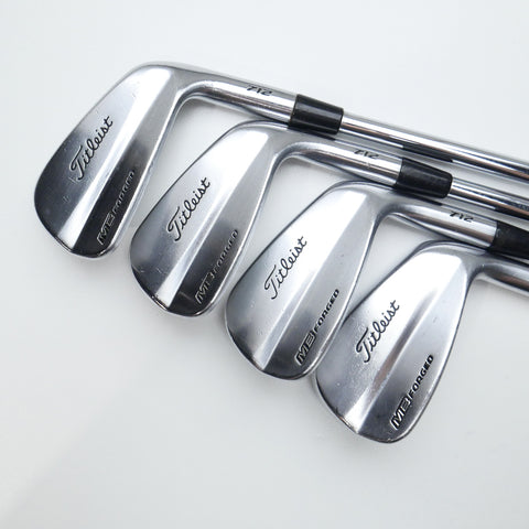 Used Titleist MB 712 Iron Set / 3 - PW / Stiff Flex