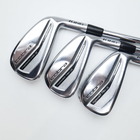 Used Cobra Forged Tec X Iron Set / 5 - PW / Stiff Flex