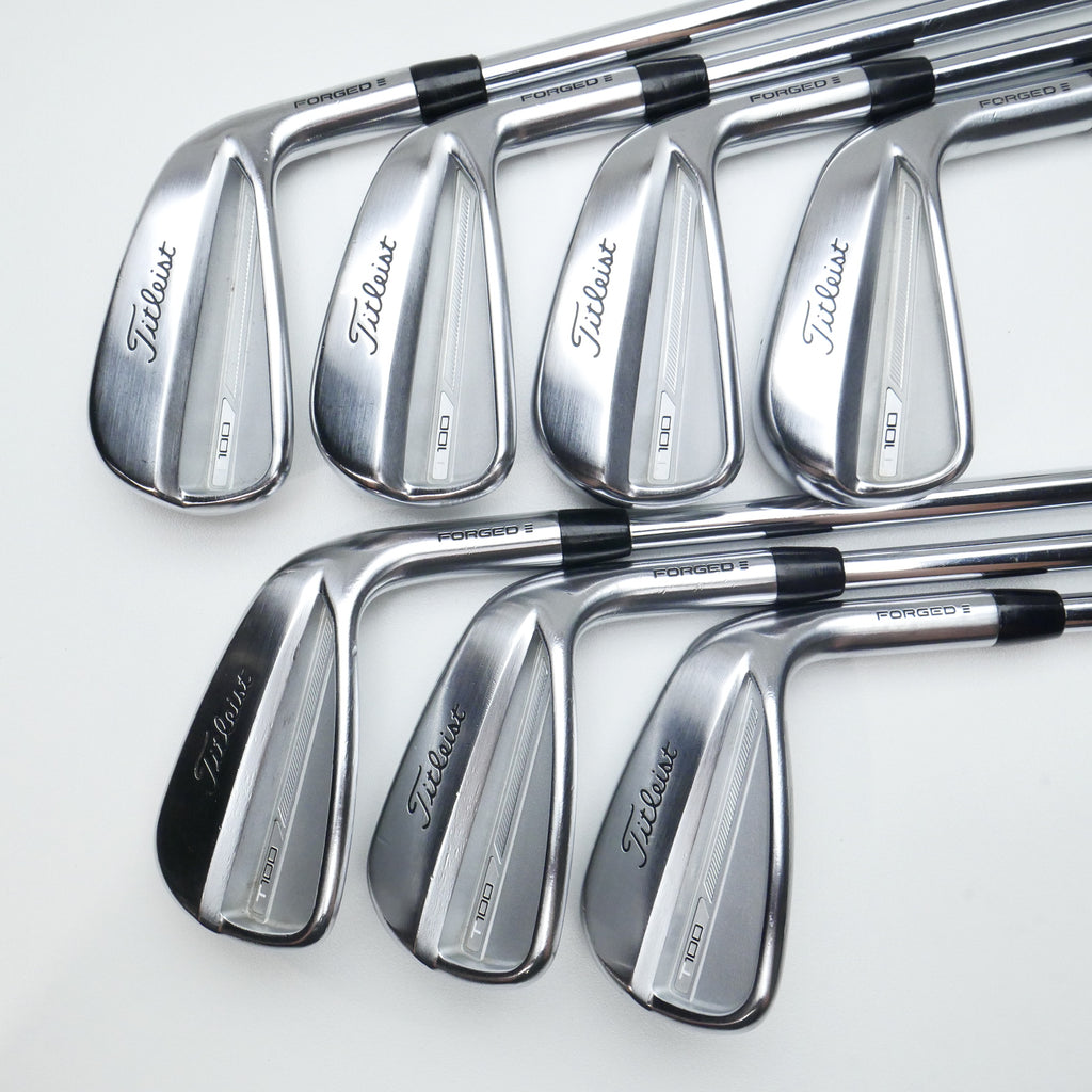 Used Titleist T100 2023 Iron Set / 4 - PW / Stiff Flex